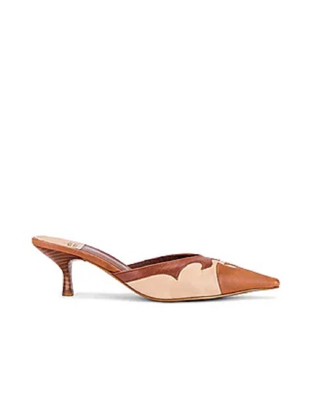 Jeffrey Campbell DILETTANTE MULE IN BEIGE TAN COMBO